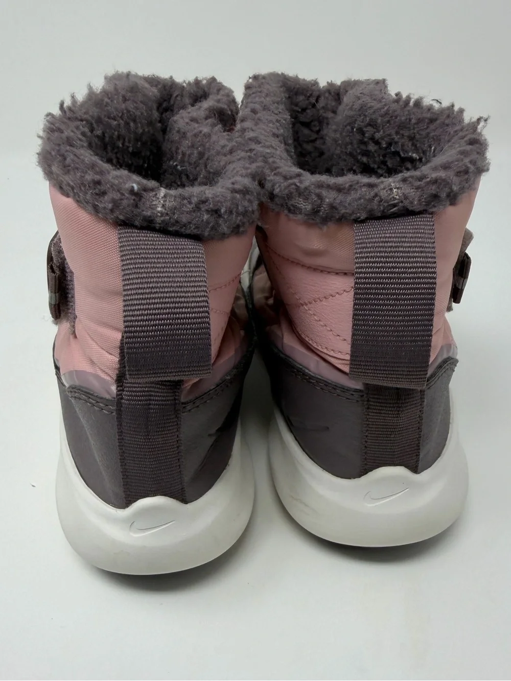 Nike Kids Pink and Gray Cold-Weather Boots sz.2y